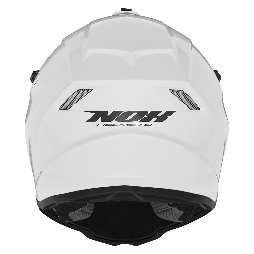 NOX casque cross enfant moto scooter N710 blanc perle