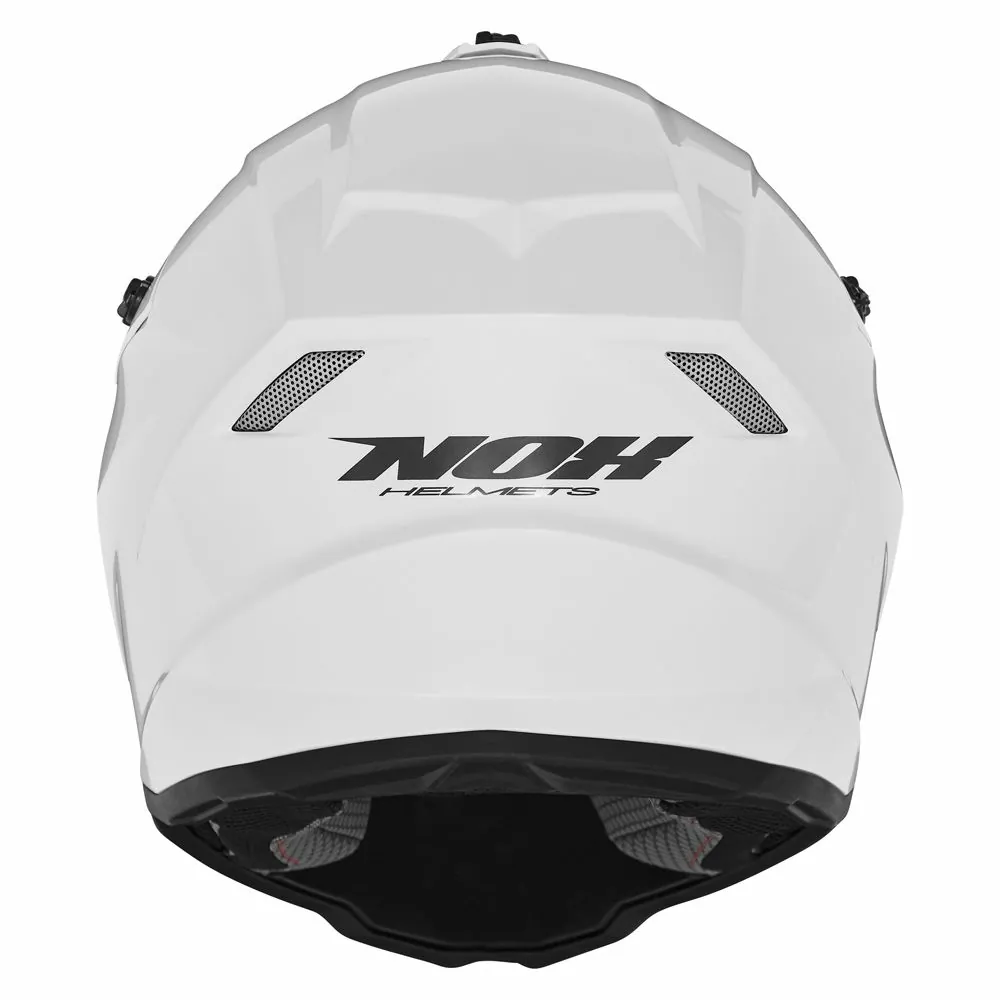 NOX casque cross enfant moto scooter N710 blanc perle