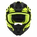 NOX cross child helmet moto scooter N710 FUSION matt black / fluorescent yellow