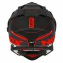 NOX casque cross moto N312 DRONE noir mat / rouge