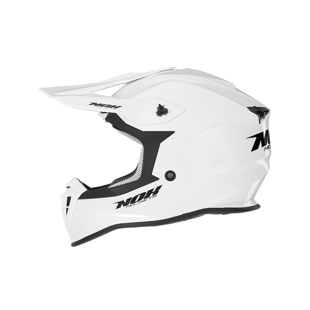 NOX casque cross moto N633 blanc perle