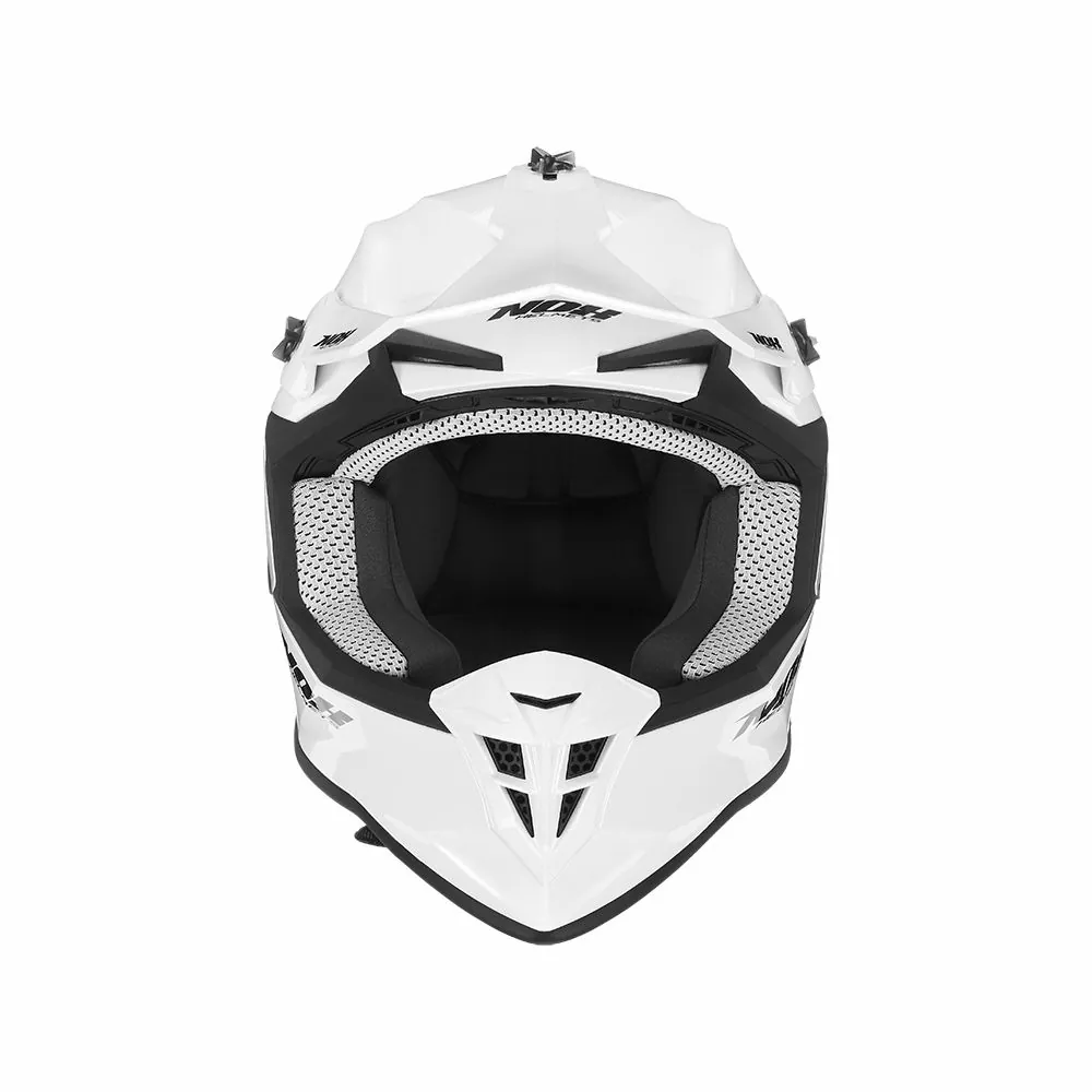 NOX casque cross moto N633 blanc perle