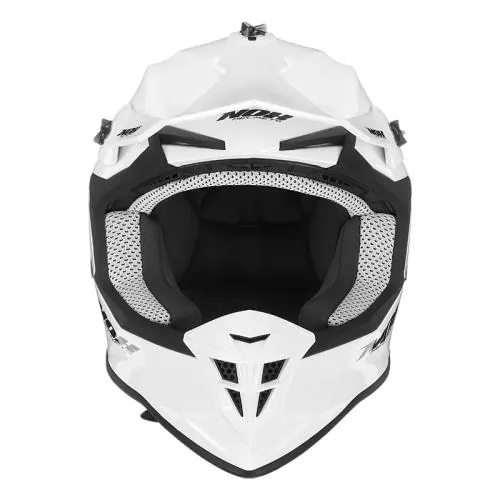 NOX casque cross moto N633 blanc perle