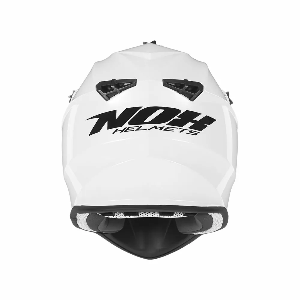 NOX casque cross moto N633 blanc perle