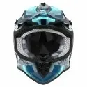 NOX motorcycle cross helmet N633 FUSION gray nardo / iridium pink