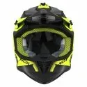 NOX casque cross moto N633 FUSION noir mat / jaune