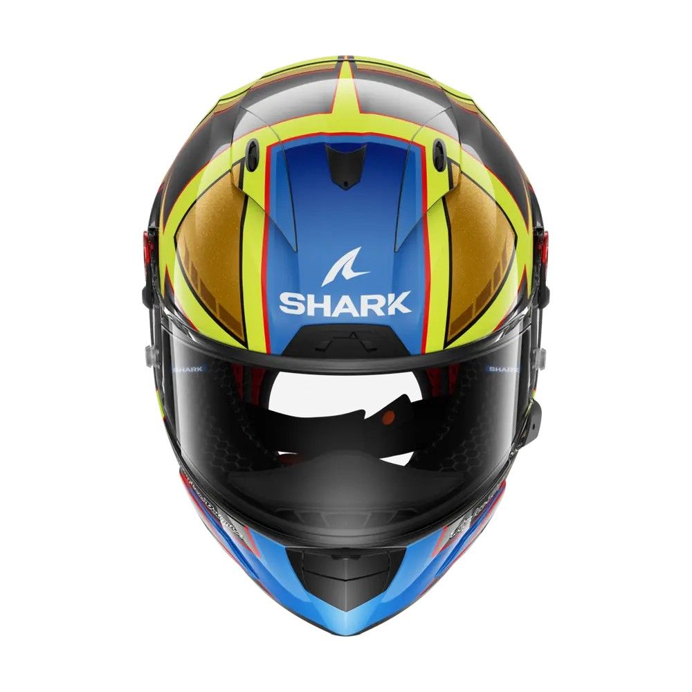 SHARK integral motorcycle helmet RACE-R PRO GP-06 REPLICA CAM PETERSEN gloss black blue