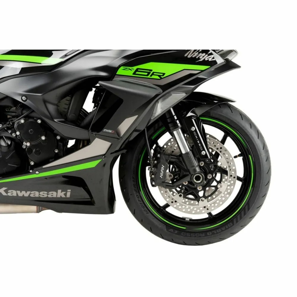 PUIG Downforce RACE naked side spoilers KAWASAKI ZX-6R NINJA /  2024 2026 - 21858