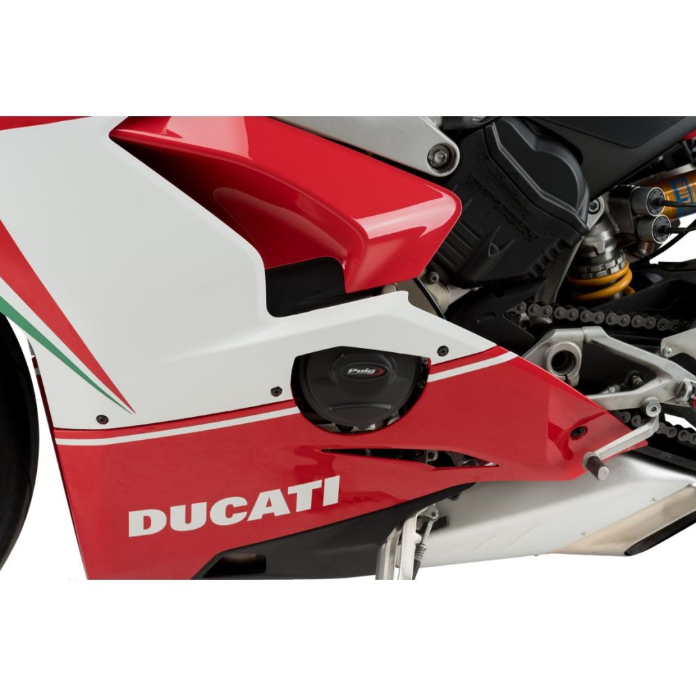 PUIG cache protection carters moteur Track Championship DUCATI PANIGALE 1000 / 1100 / V4 / SP2 / R / 2018 2024 ref 21505