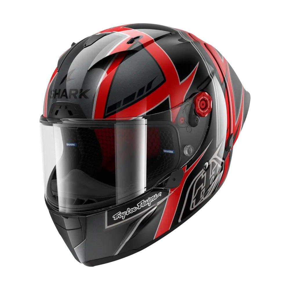 SHARK integral motorcycle helmet RACE-R PRO GP-06 REPLICA CAM PETERSEN black / red / anthracite