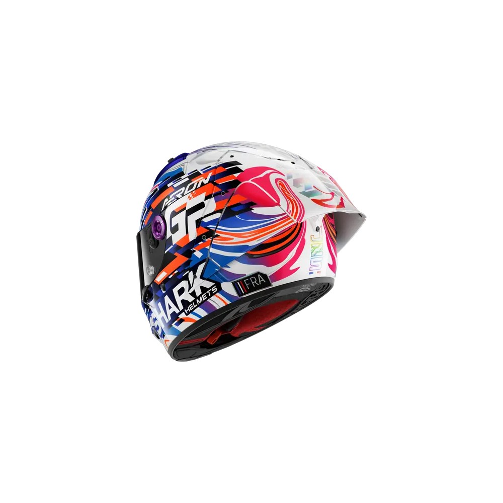 SHARK integral motorcycle helmet AERON GP purple / blue