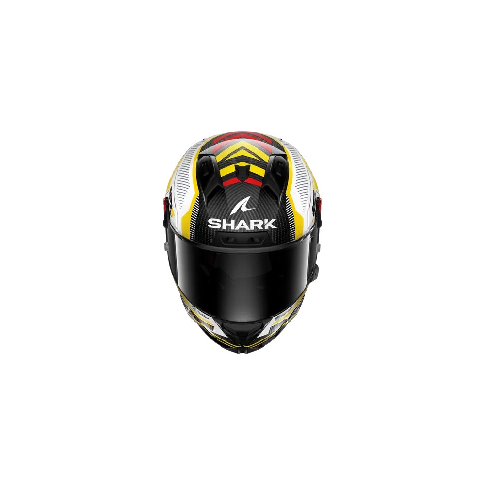 SHARK casque moto intégral AERON GP REPLICA RAUL FERNANDEZ blanc / jaune