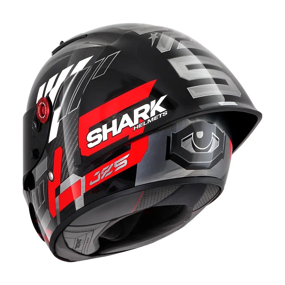 SHARK integral motorcycle helmet RACE-R PRO GP-06 grey / red