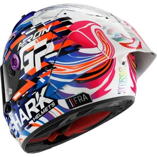 SHARK casque moto intégral AERON GP REPLICA ZARCO violet / bleu