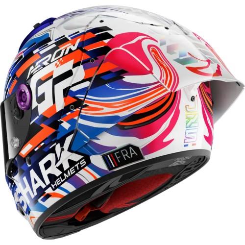 SHARK integral motorcycle helmet AERON GP REPLICA ZARCO purple / blue