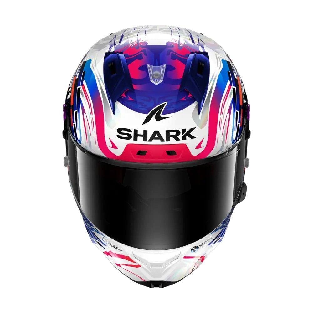SHARK integral motorcycle helmet AERON GP REPLICA ZARCO purple / blue