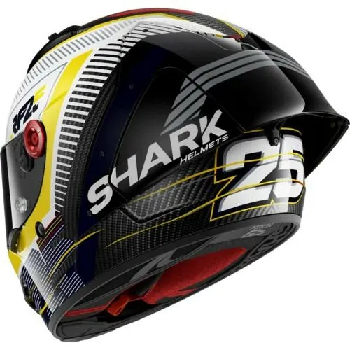 SHARK integral motorcycle helmet AERON GP REPLICA RAUL FERNANDEZ white / yellow