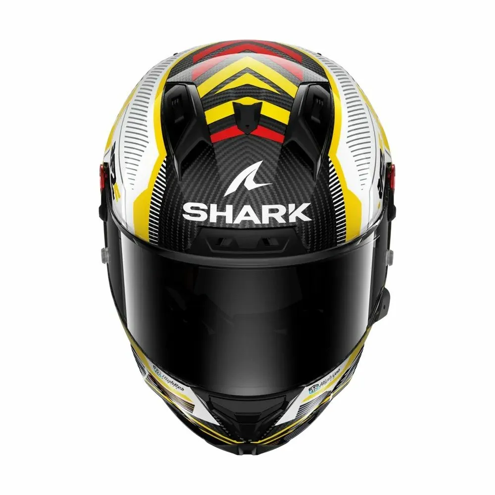 SHARK casque moto intégral AERON GP REPLICA RAUL FERNANDEZ blanc / jaune