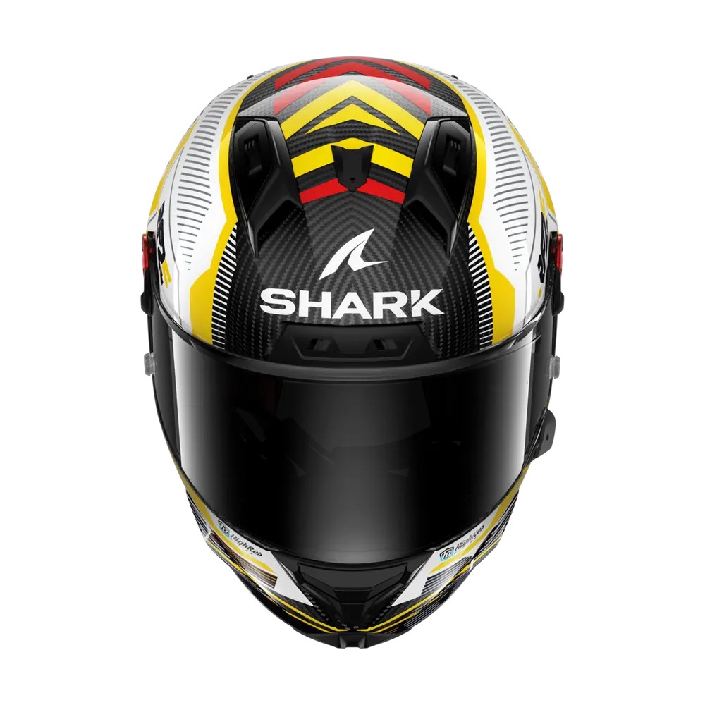 SHARK integral motorcycle helmet AERON GP REPLICA RAUL FERNANDEZ white / yellow