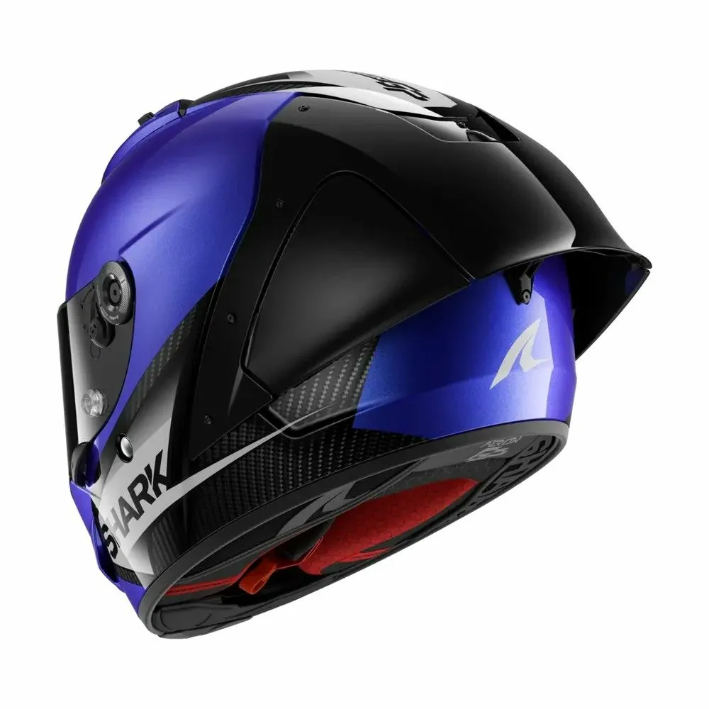 SHARK casque moto intégral AERON GP BLANK SP bleu