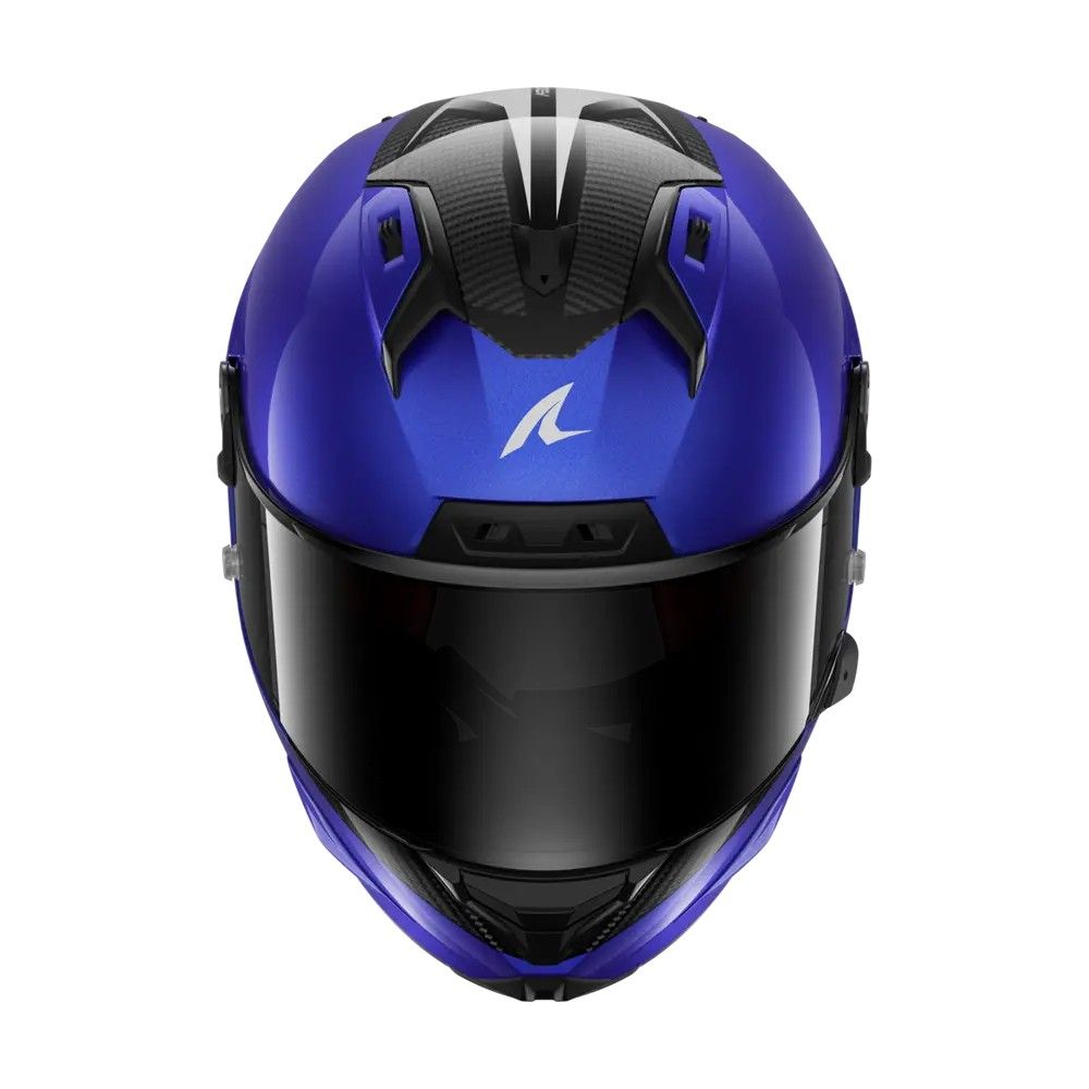 SHARK casque moto intégral AERON GP BLANK SP bleu