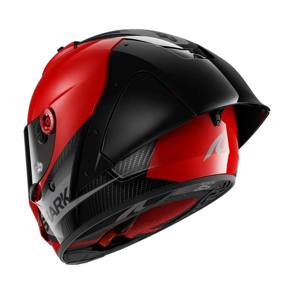 SHARK integral motorcycle helmet AERON GP BLANK SP red