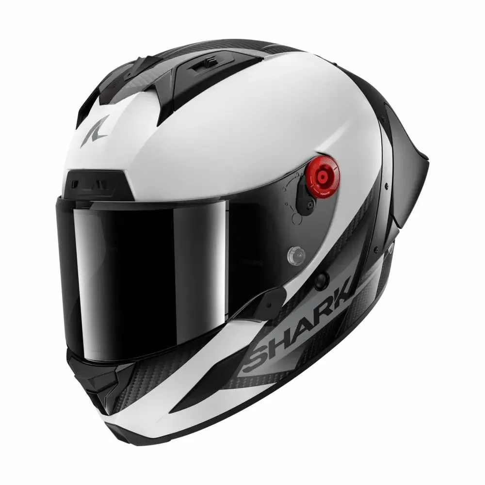 SHARK integral motorcycle helmet AERON GP BLANK SP red