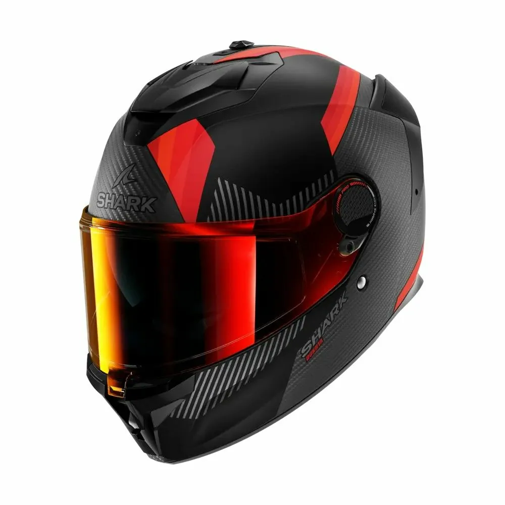 SHARK casque moto intégral SPARTAN GT PRO DOKHTA CARBON orange / anthracite