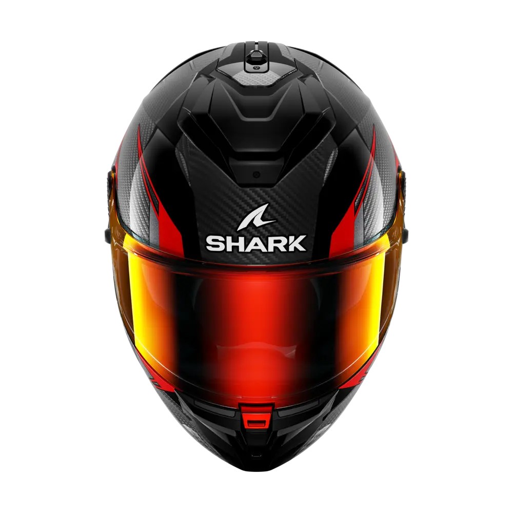 SHARK integral motorcycle helmet SPARTAN GT PRO KULTRAM CARBON  orange / black