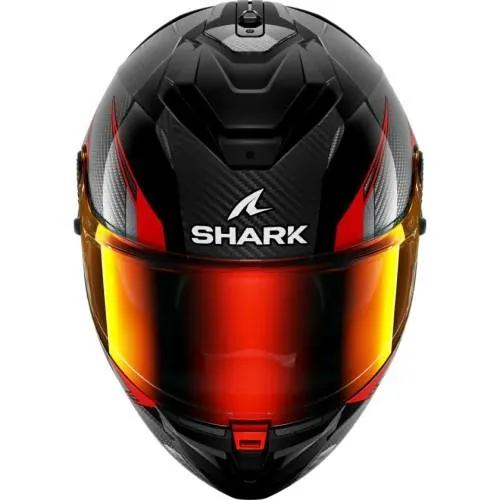 SHARK integral motorcycle helmet SPARTAN GT PRO KULTRAM CARBON  orange / black
