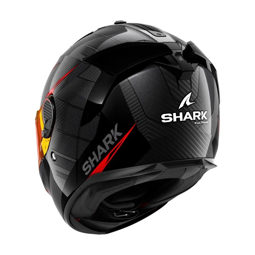 SHARK integral motorcycle helmet SPARTAN GT PRO KULTRAM CARBON  orange / black
