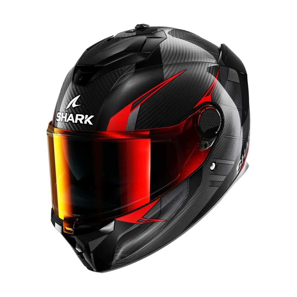 SHARK integral motorcycle helmet SPARTAN GT PRO KULTRAM CARBON  orange / black