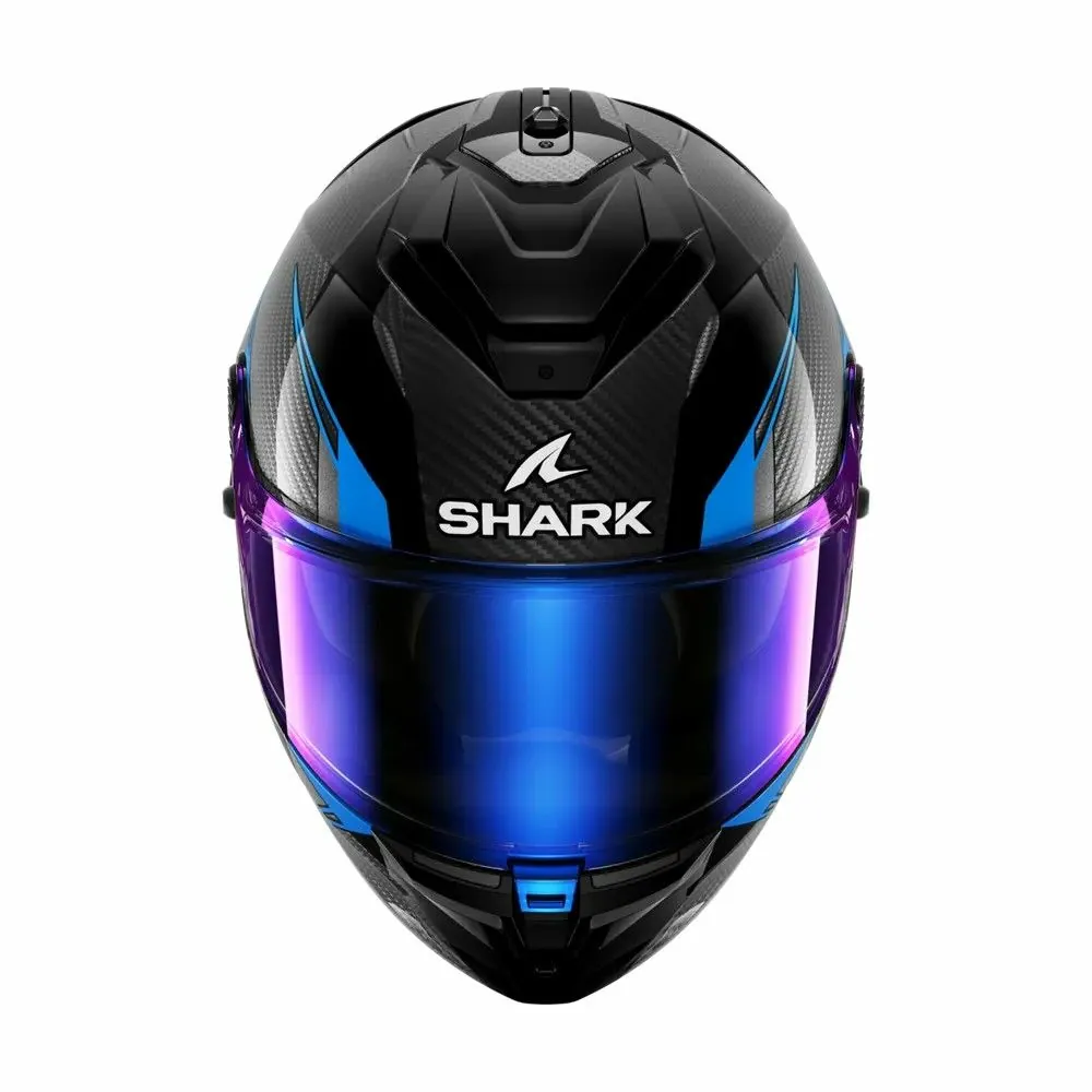 SHARK casque moto intégral SPARTAN GT PRO KULTRAM CARBON bleu / noir