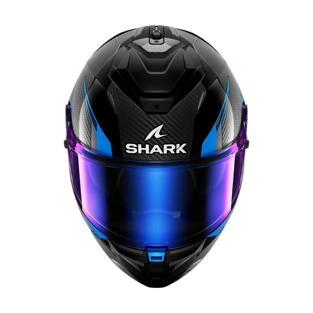 SHARK integral motorcycle helmet SPARTAN GT PRO KULTRAM CARBON  blue / black