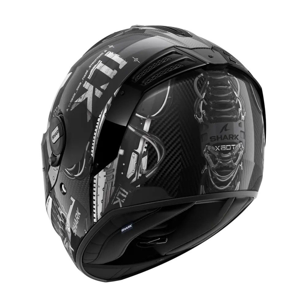 SHARK integral motorcycle helmet SPARTAN RS CARBON XBOT carbon / anthracite / silver