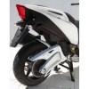 aprilia SRV 850 2012 2017 garde boue AR lèche roue PEINT