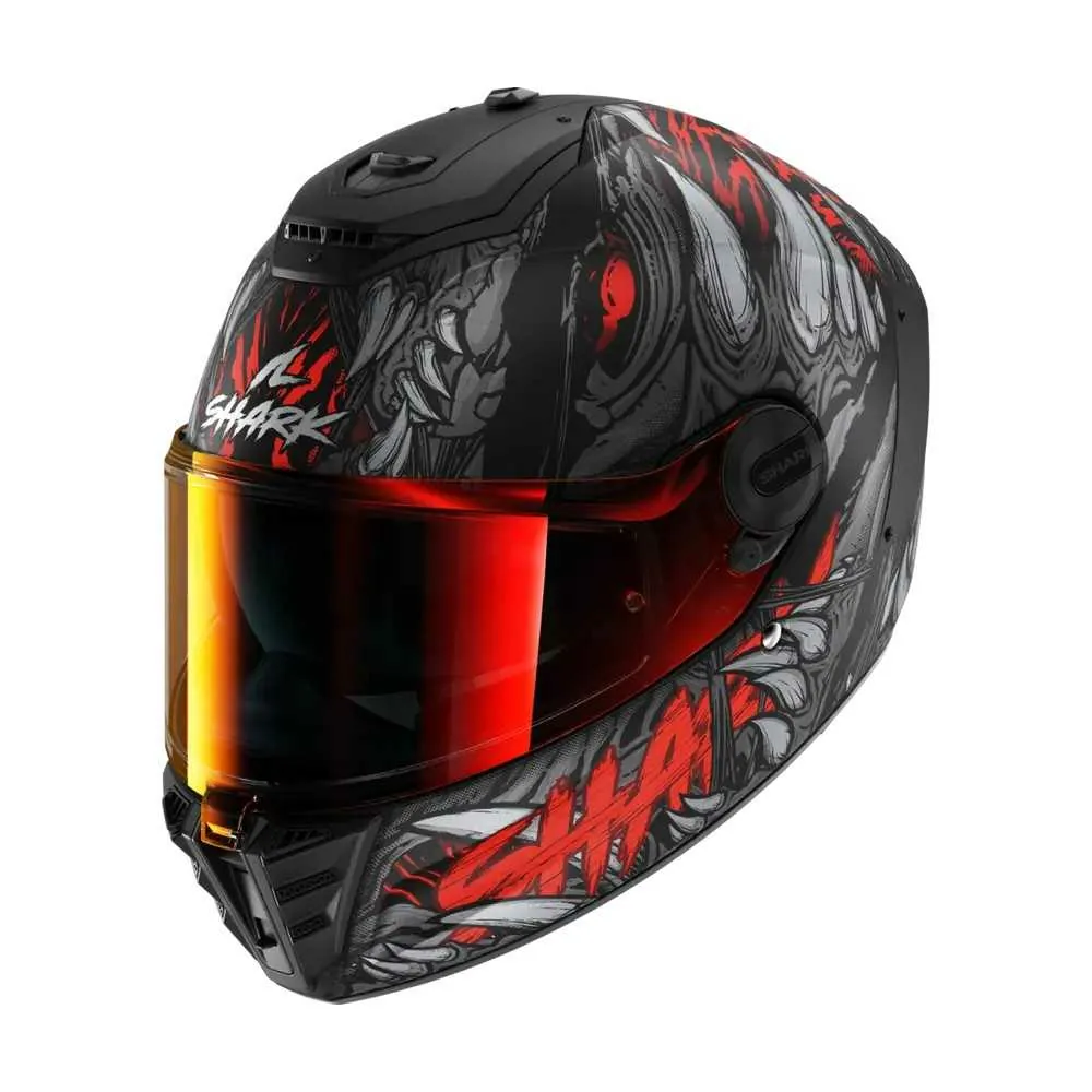 SHARK casque moto intégral SPARTAN RS SHAYTAN noir / rouge / anthracite