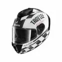 SHARK casque moto intégral SPARTAN RS RACESHOP noir / blanc