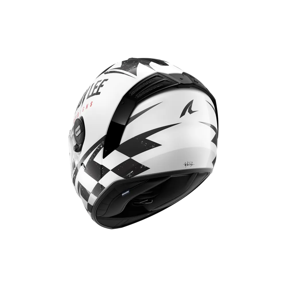 SHARK integral motorcycle helmet SPARTAN RS RACESHOP black / white