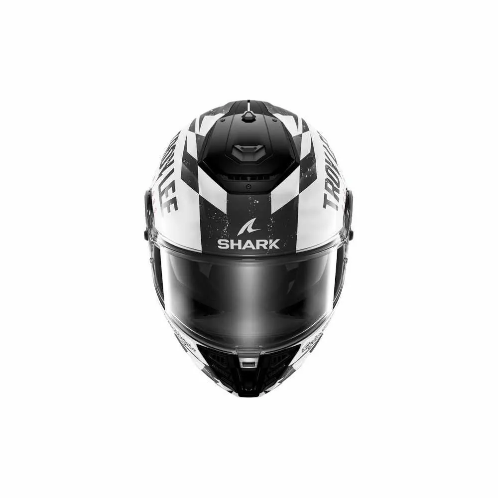 SHARK casque moto intégral SPARTAN RS RACESHOP noir / blanc
