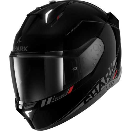 SHARK integral motorcycle helmet SKWAL i3 BLANK SP black / anthracite / red