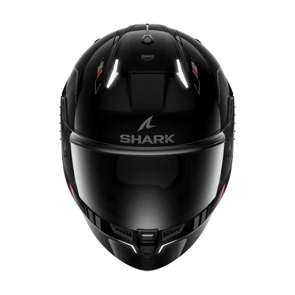 SHARK integral motorcycle helmet SKWAL i3 BLANK SP black / anthracite / red