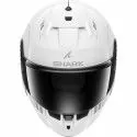 SHARK casque moto intégral SKWAL i3 BLANK SP blanc / anthracite / argent