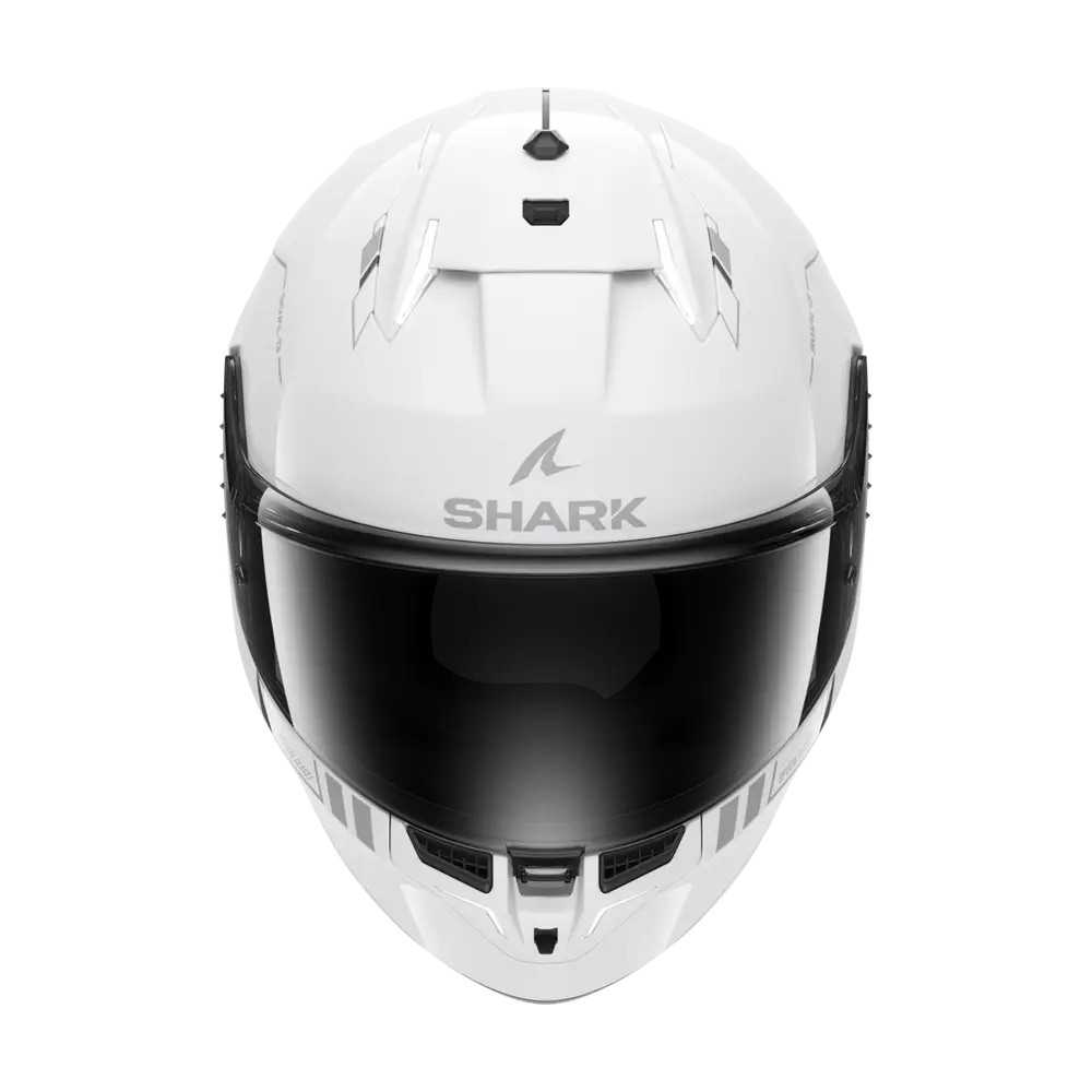 SHARK integral motorcycle helmet SKWAL i3 BLANK SP white / anthracite / silver