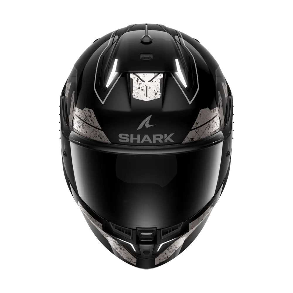 SHARK integral motorcycle helmet SKWAL i3 RHAD black / chrome / anthracite