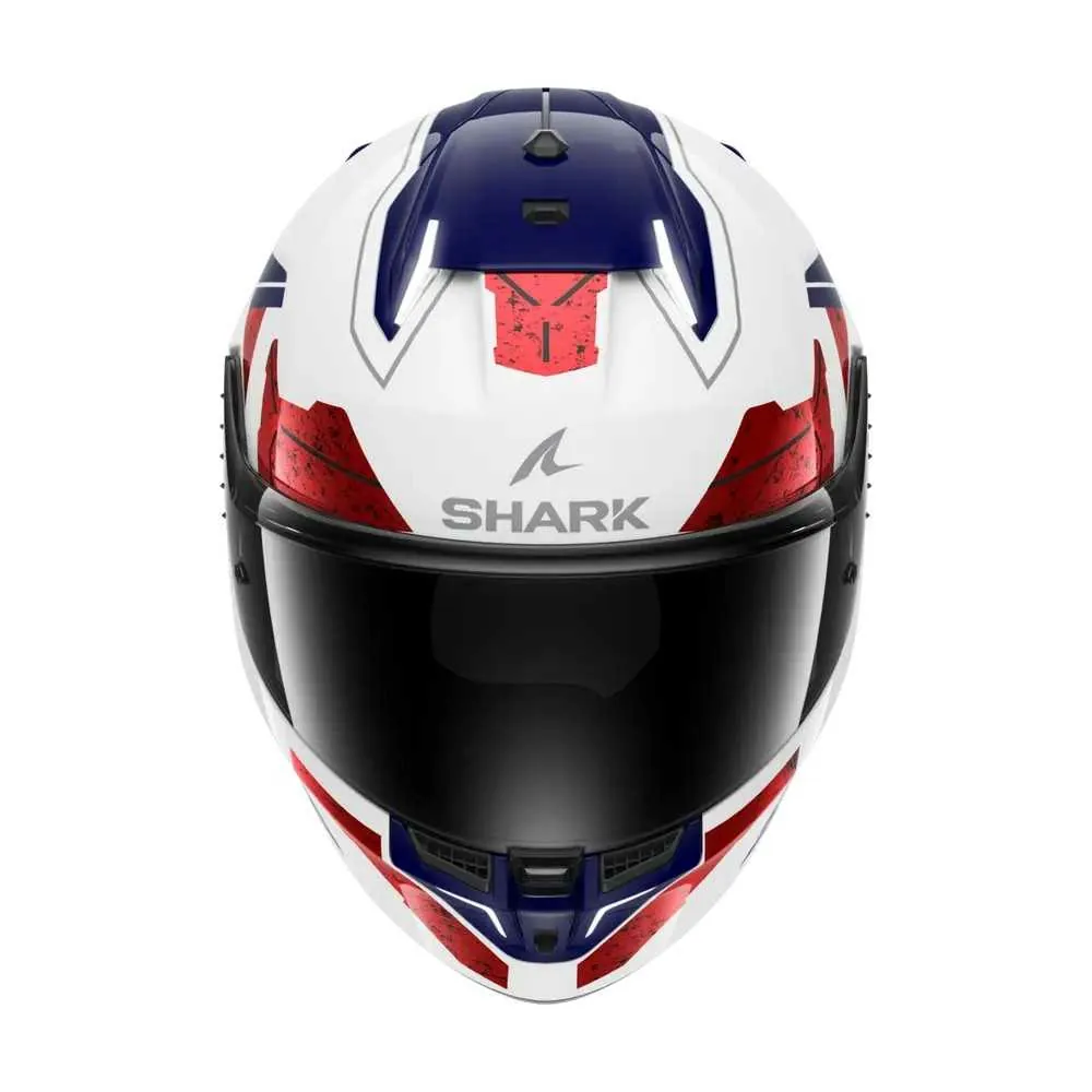 SHARK casque moto intégral SKWAL i3 RHAD blanc / bleu / rouge