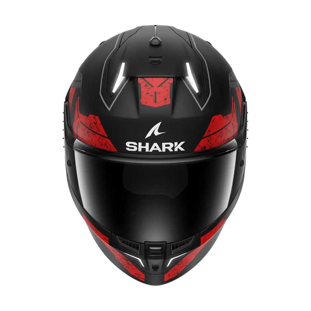 SHARK casque moto intégral SKWAL i3 RHAD noir / rouge