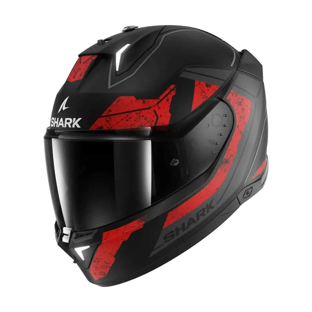 SHARK casque moto intégral SKWAL i3 RHAD noir / rouge