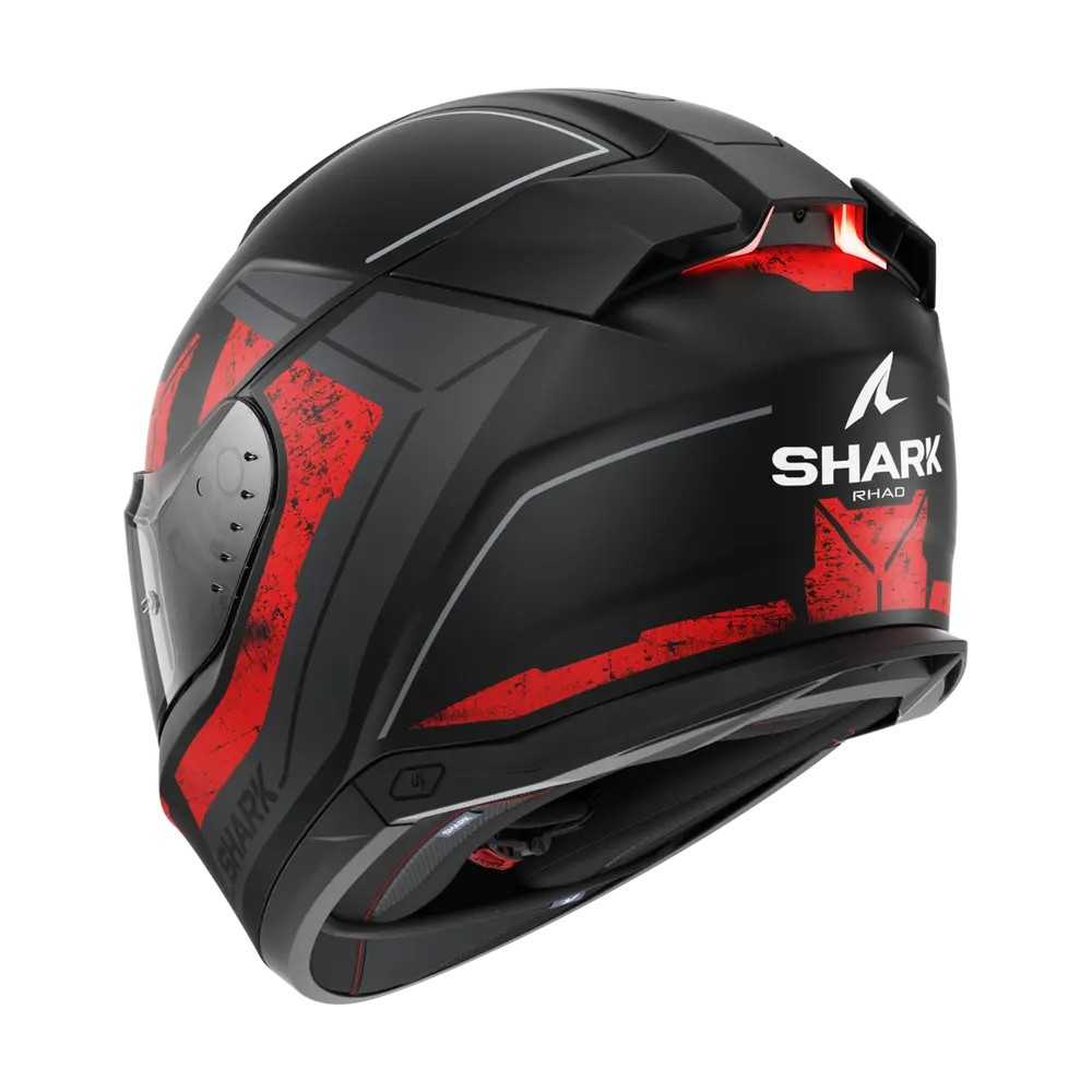 SHARK casque moto intégral SKWAL i3 RHAD noir / rouge
