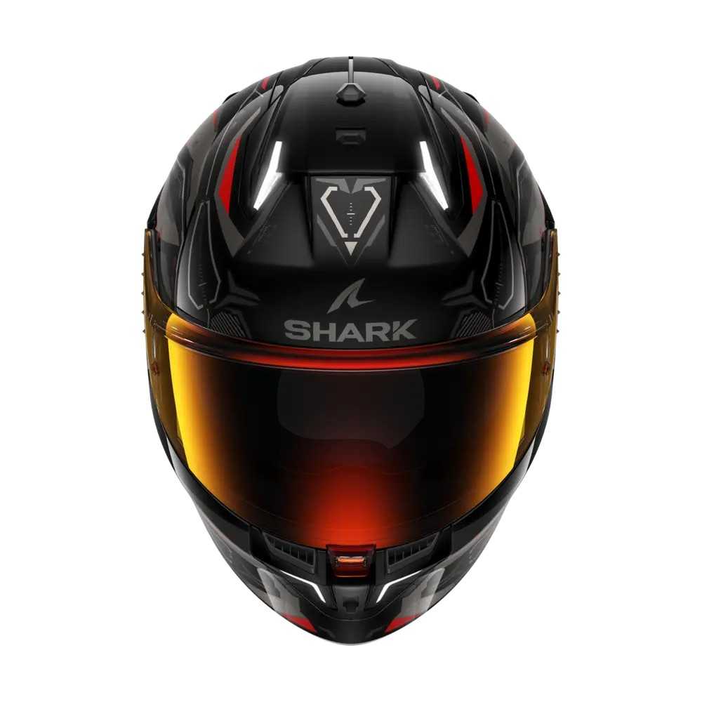 SHARK casque moto intégral SKWAL i3 LINIK noir / anthracite / rouge